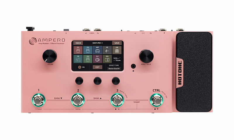 Гитарный процессор Hotone Ampero Pink в магазине Music-Hummer