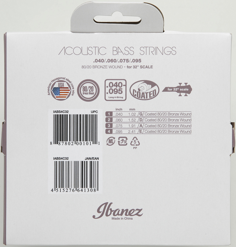 Фото Струны IBANEZ IABS4C32