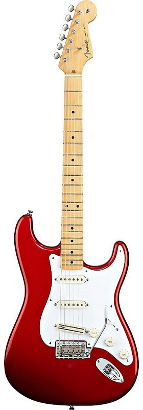 Фото Электрогитара FENDER VINTAGE HOT ROD ‘57 STRAT® MAPLE FRETBOARD CANDY APPLE RED