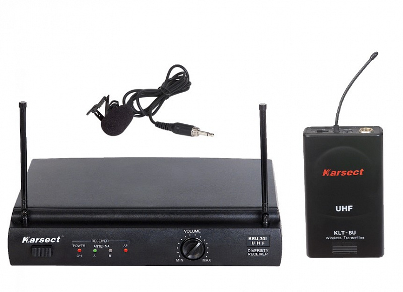 KARSECT KRU301/KLT-8U Радиосистема с петличным микрофоном в магазине Music-Hummer