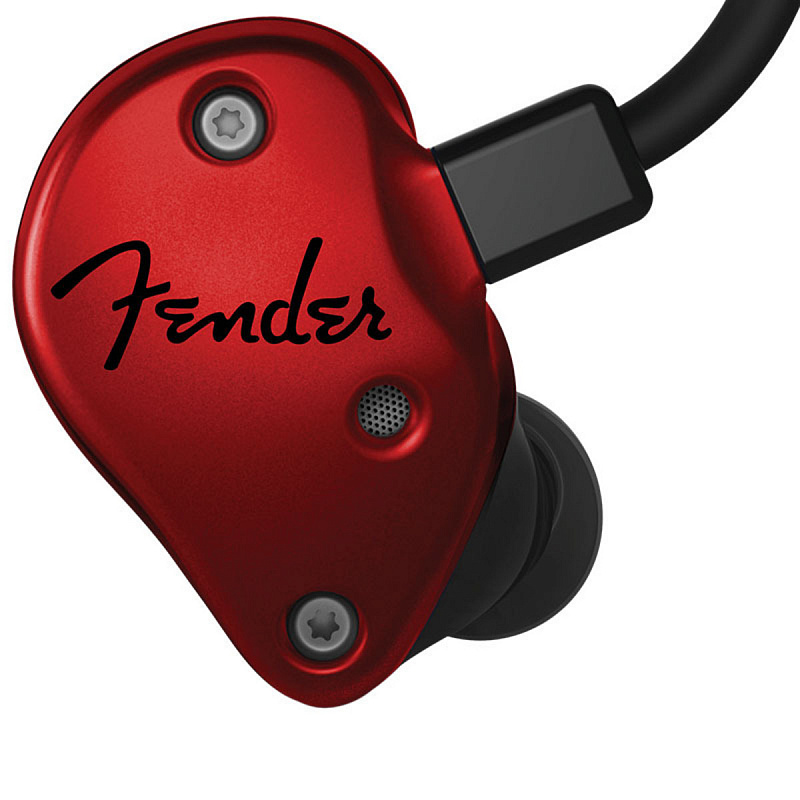 FENDER FXA6 PRO IEM- RED головные телефоны с 9,25мм драйвером, HDBA твиттером и бас портом в магазине Music-Hummer