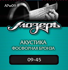 Комплект струн для акустической гитары Мозеръ APw09