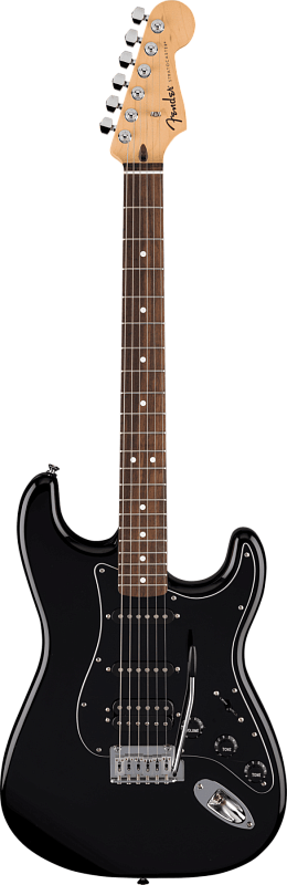 Фото Электрогитара FENDER Standard Stratocaster HSS Black