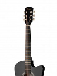 FFG-2038C-BK Акустическая гитара, черная, Foix