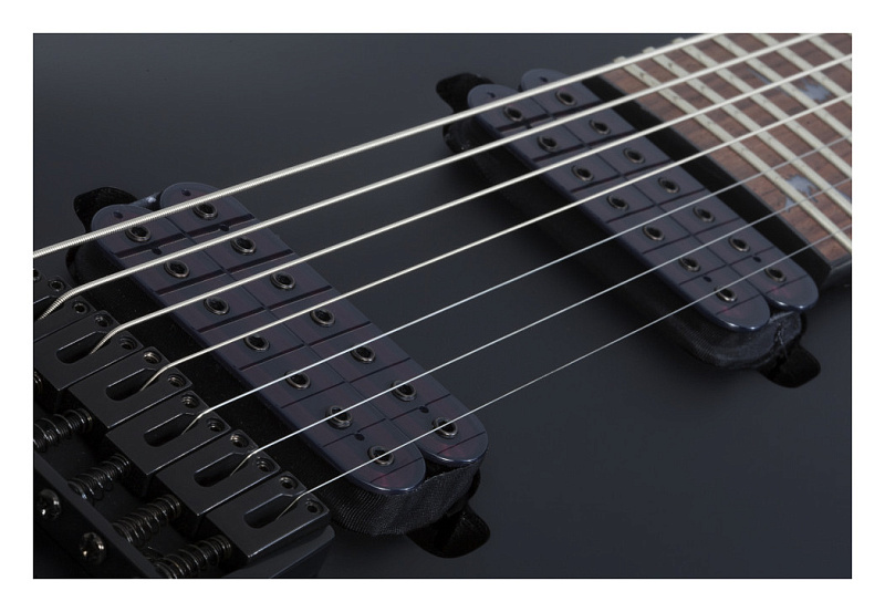 Фото Электрогитара Schecter DAMIEN-7 SBK, матовый чёрный