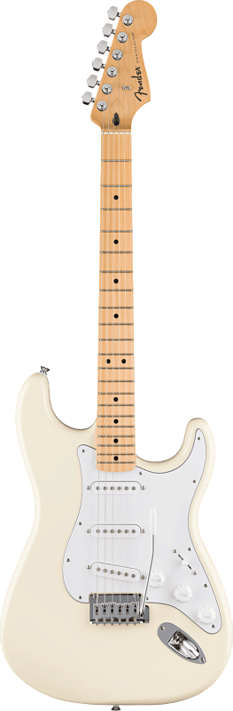 Фото Электрогитара FENDER Standard Stratocaster Olympic White