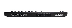 AKAI PRO ADVANCE 61 MIDI-клавиатура, 61 клавиша с послекасанием, встроенный 4,3-дюймовый цветной экран