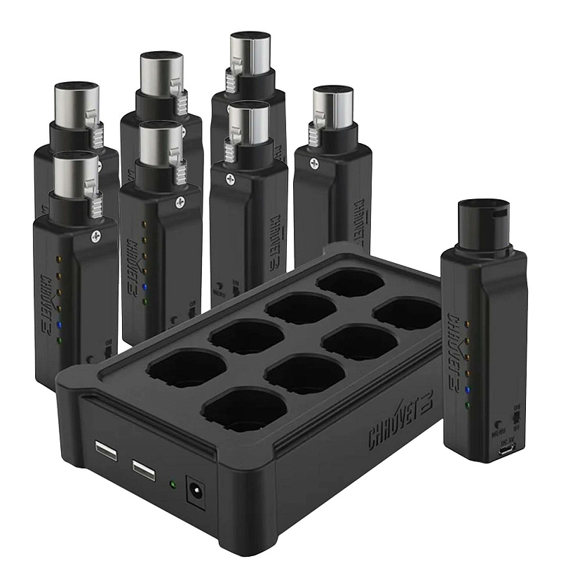 Фото Комплект беспроводной связи CHAUVET-DJ D-Fi XLR Pack