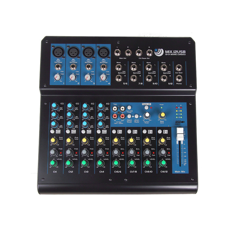 Фото Микшерный пульт INVOTONE MiX .12USB