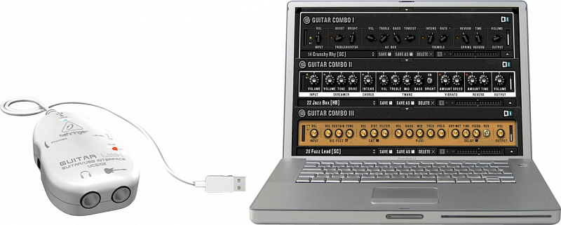 BEHRINGER UCG 102 Гитарный USB интерфейс в магазине Music-Hummer