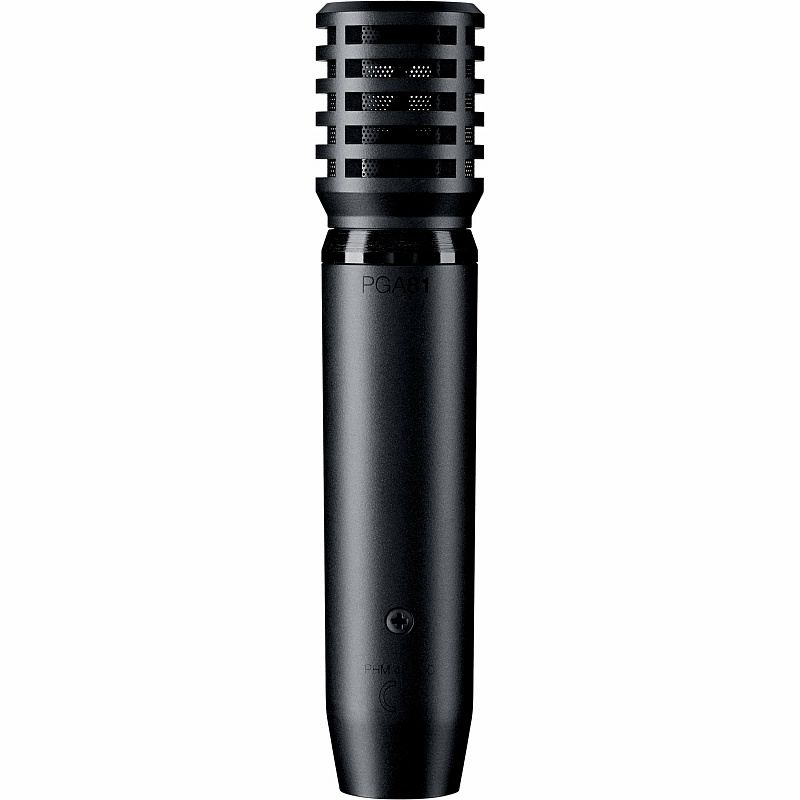 SHURE PGA81-XLR кардиоидный конденсаторный инструментальный микрофон c выключателем, с кабелем XLR -XLR в магазине Music-Hummer