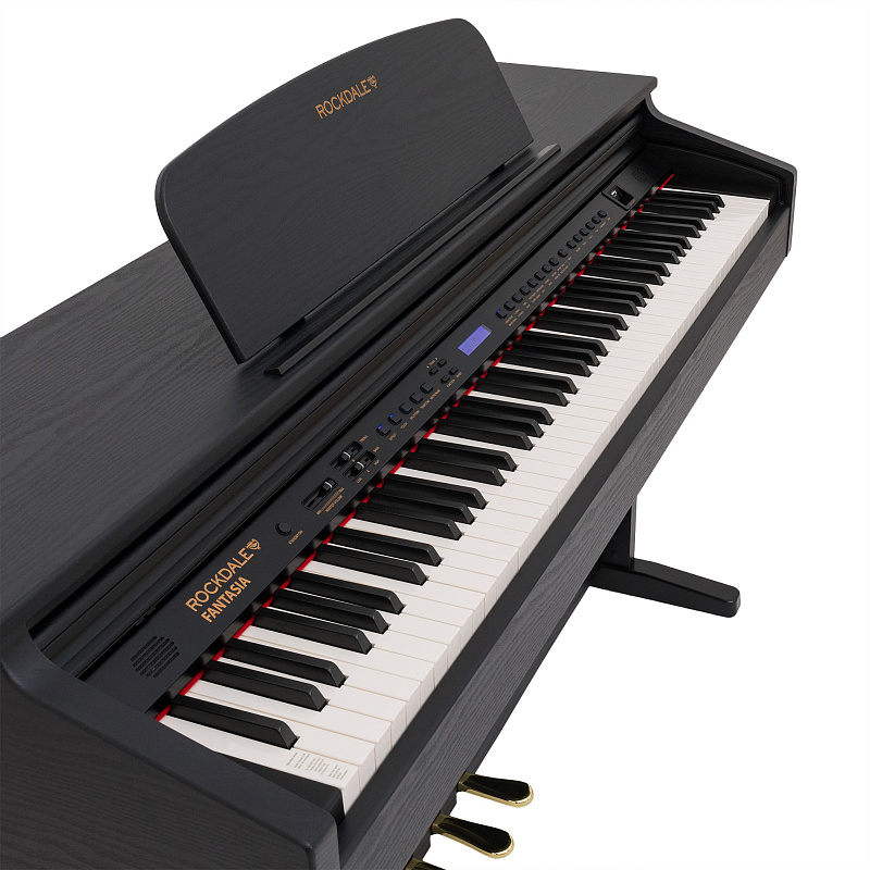 Цифровое пианино ROCKDALE Fantasia 128 Graded Black в магазине Music-Hummer