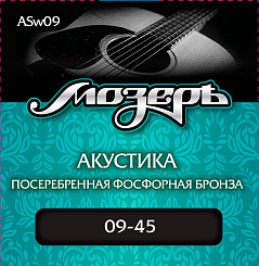 Комплект струн для акустической гитары Мозеръ ASw09