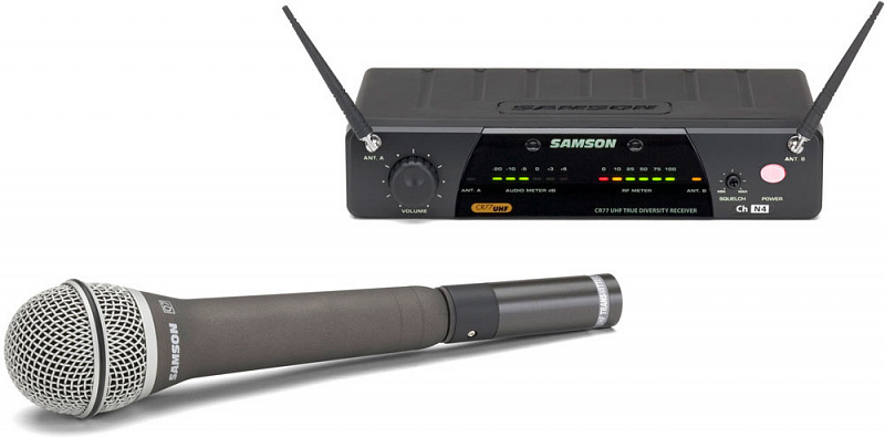 Ручная микрофонная радисистема с микрофоном Samson AIRLINE 77 AX1+CR77 Series Q7 ch #E2 в магазине Music-Hummer