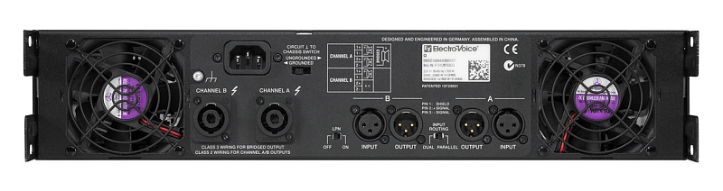 Фото Усилитель мощности Electro-Voice Q1212