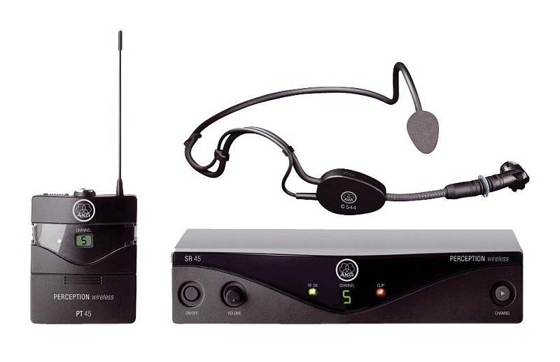 Фото AKG Perception WMS45 sports set радиосистема с головной гарнитурой