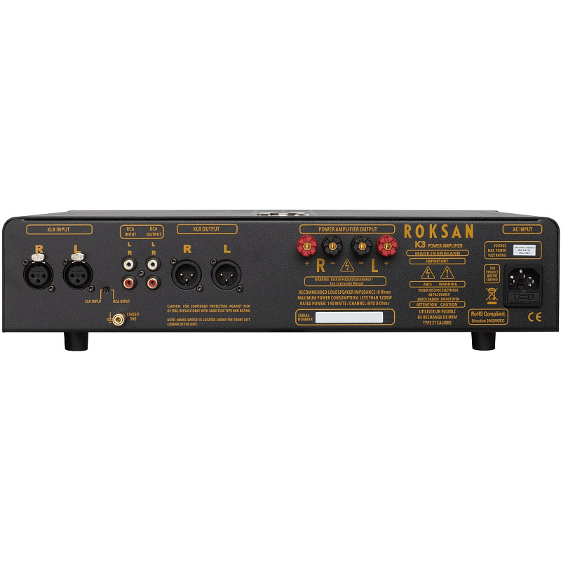 Стереоусилитель Roksan K3 Power Amplifier Anthracite в магазине Music-Hummer