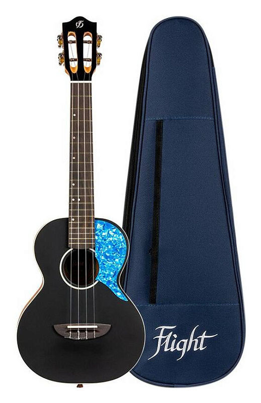 Фото Укулеле тенор FLIGHT IRIS Tenor BK, сатиновый чёрный
